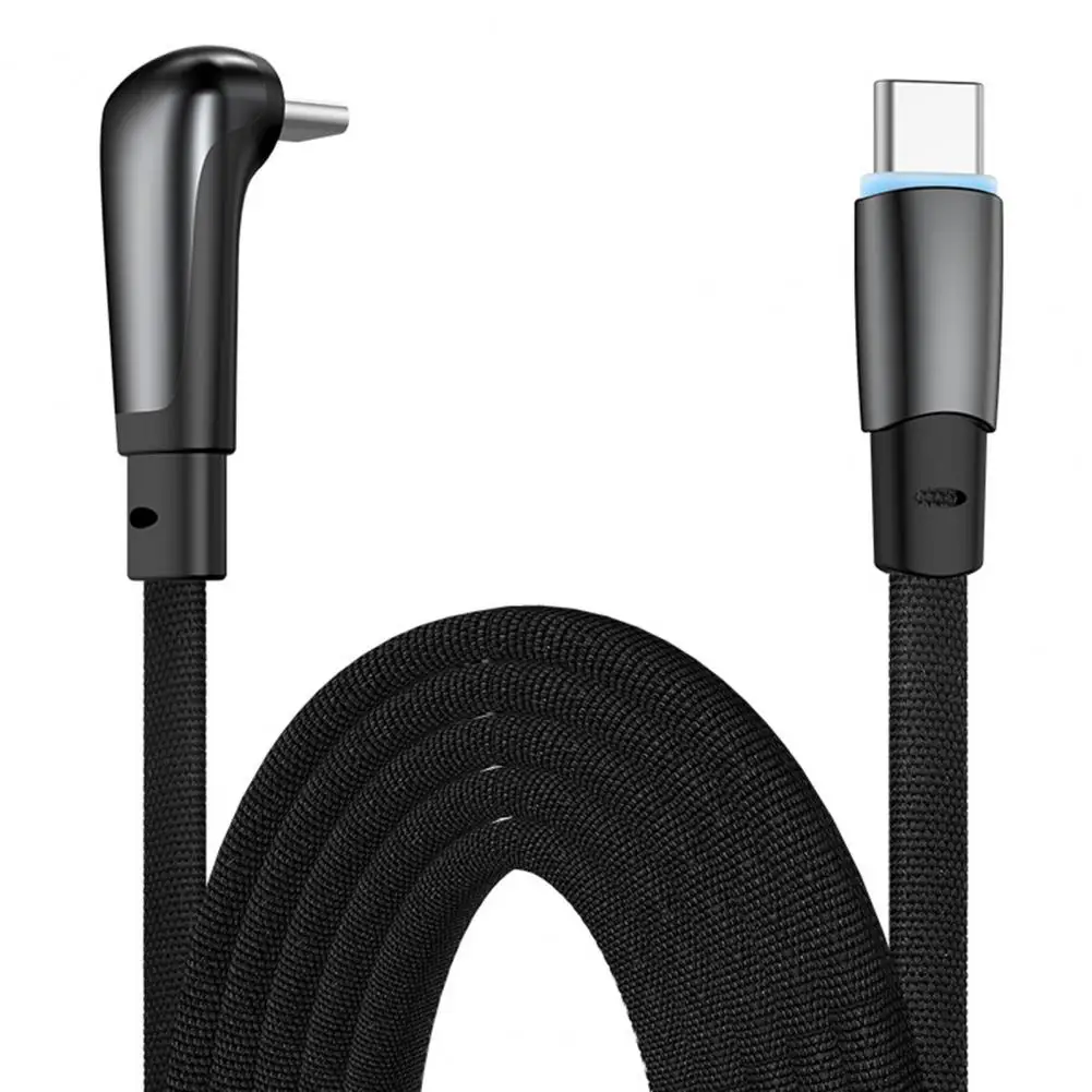 

L Curved Head Data Cable Efficient Fast Charging Type C To Type C Cable Elbow Data Cord for iPhone
