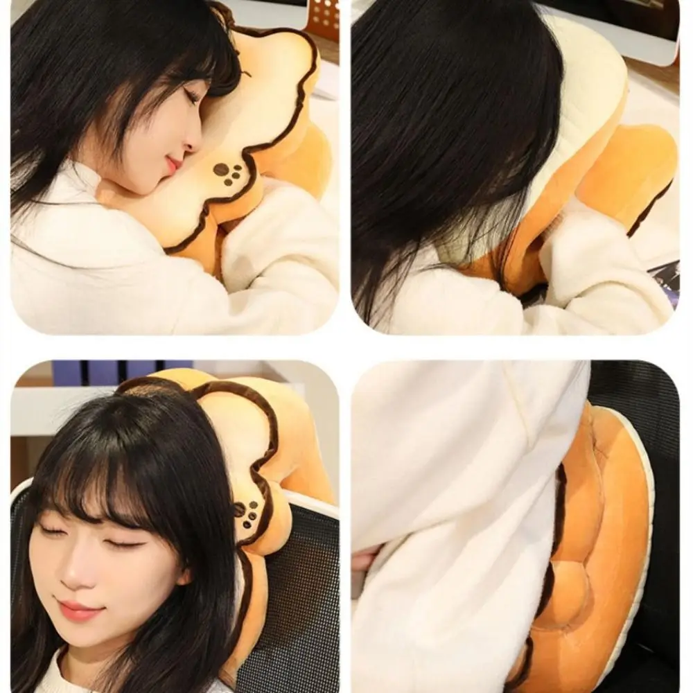 نخب كابيبارا مكتب قيلولة وسادة على الوجهين سوبر لينة القط جهاز تدفئة محمول وسادة أفخم الحرير الجليد اليد عقد الكلب وسادة الخصر