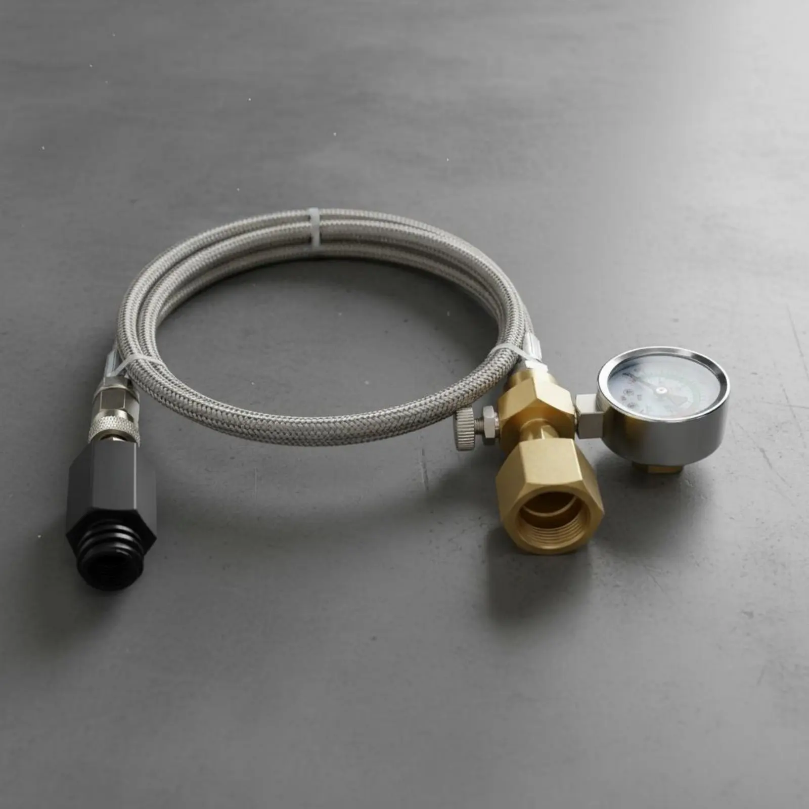 CO2 Cylinder Hose Adapter Quick Connect Carbonated Creator External Hose Set Carbonated Water Machine Gas Line High Pressure
