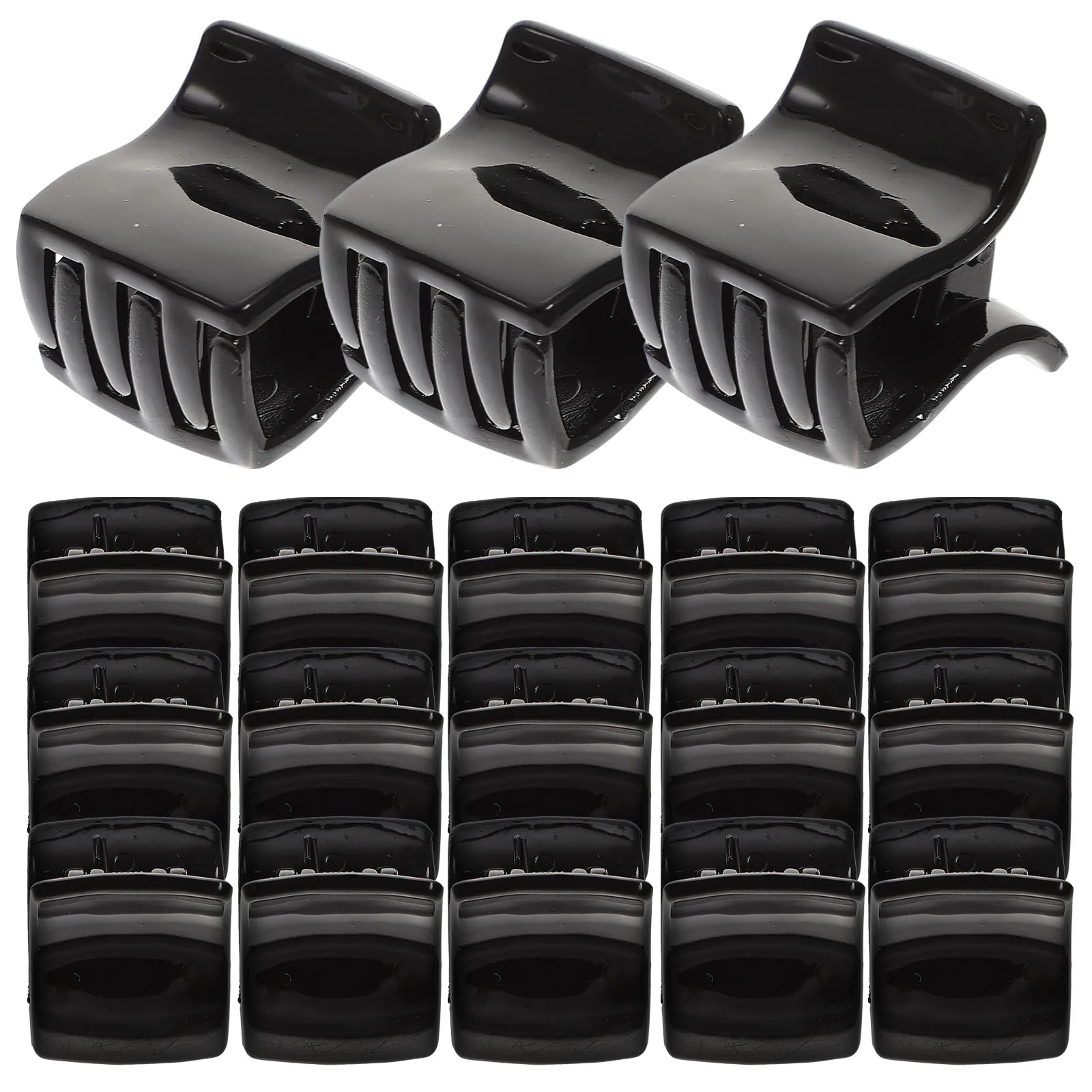 

20pcs Small Hair Claw Clips Black Mini Women Toddler Durable Premium Material Hairstyles Daily Party Stage Birthday