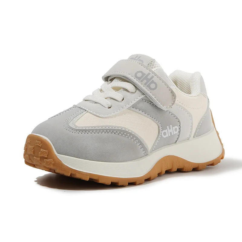 Fashionable Boys Girls Casual Shoes Children's Wear-resistant Sports Shoes Outdoor Walking Shoes for Toddlers Kids with Velcro