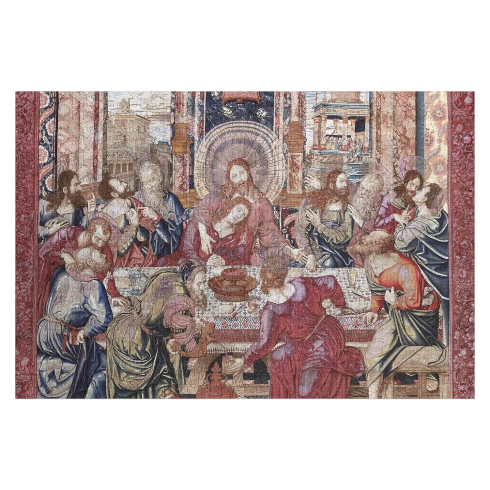The Last Supper Jigsaw Puzzle Personalised Custom Name Wood Works Of Art Jigsaw Pieces Adults Puzzle