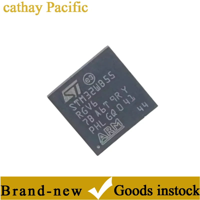 10PCS Original Genuine STM32WB55RGV6 SMT VFQFP68 Power Dual-Core 64 MCU Bluetooth RF Transceiver IC Chip New in Stock