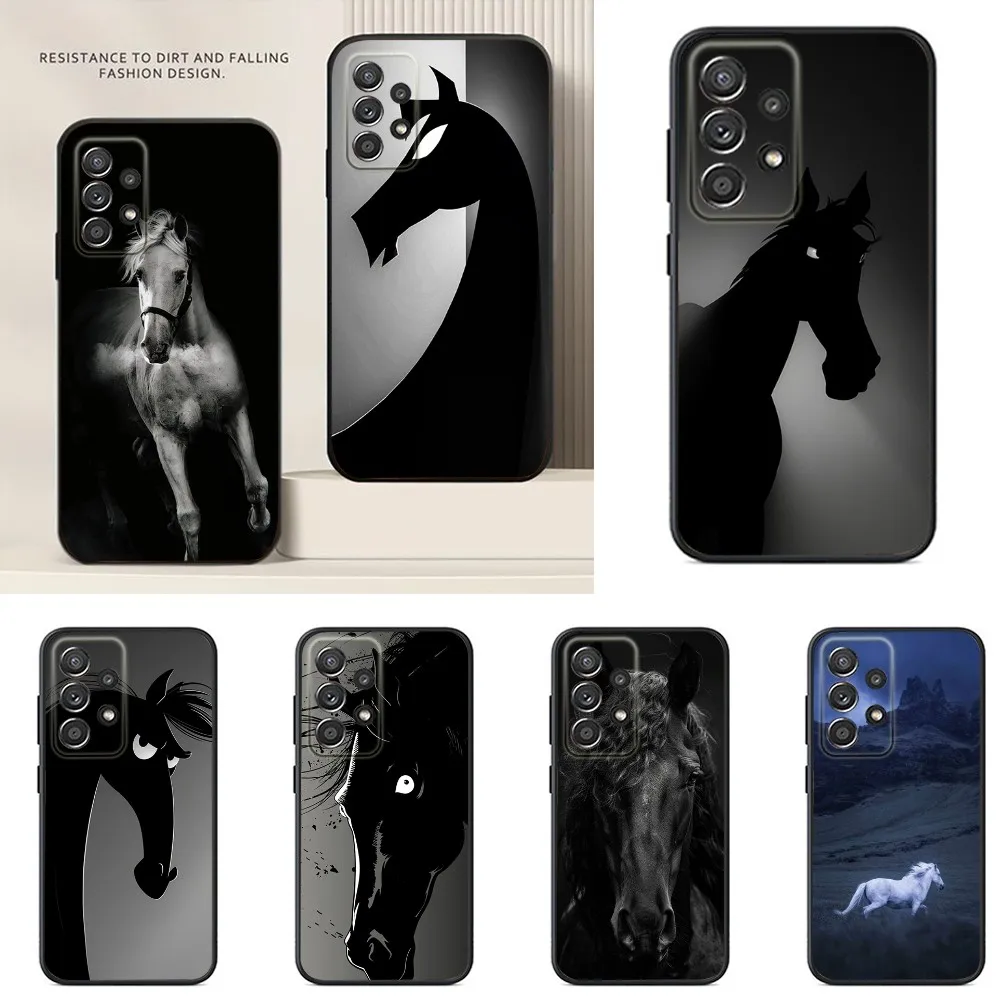 

horse Phone Case For Samsung S24,S23,S22,S21,S20,S10,S10E,S9 Ultra Plus FE Note 20 Ultra 10 9 Plus Case