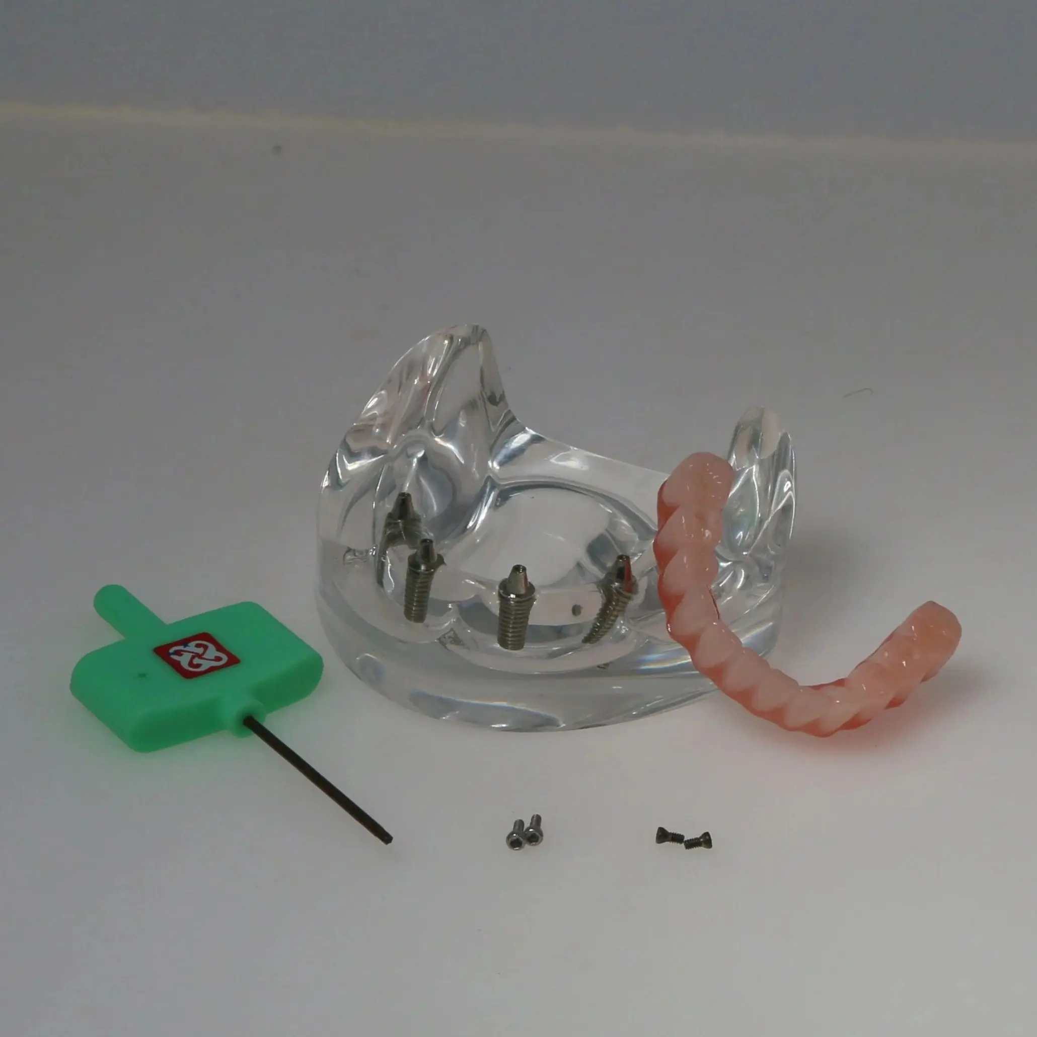 

Dental Teeth Model Upper/Lower Jaw Type All on 4 Overdenture Model With 4 Screws Restoration