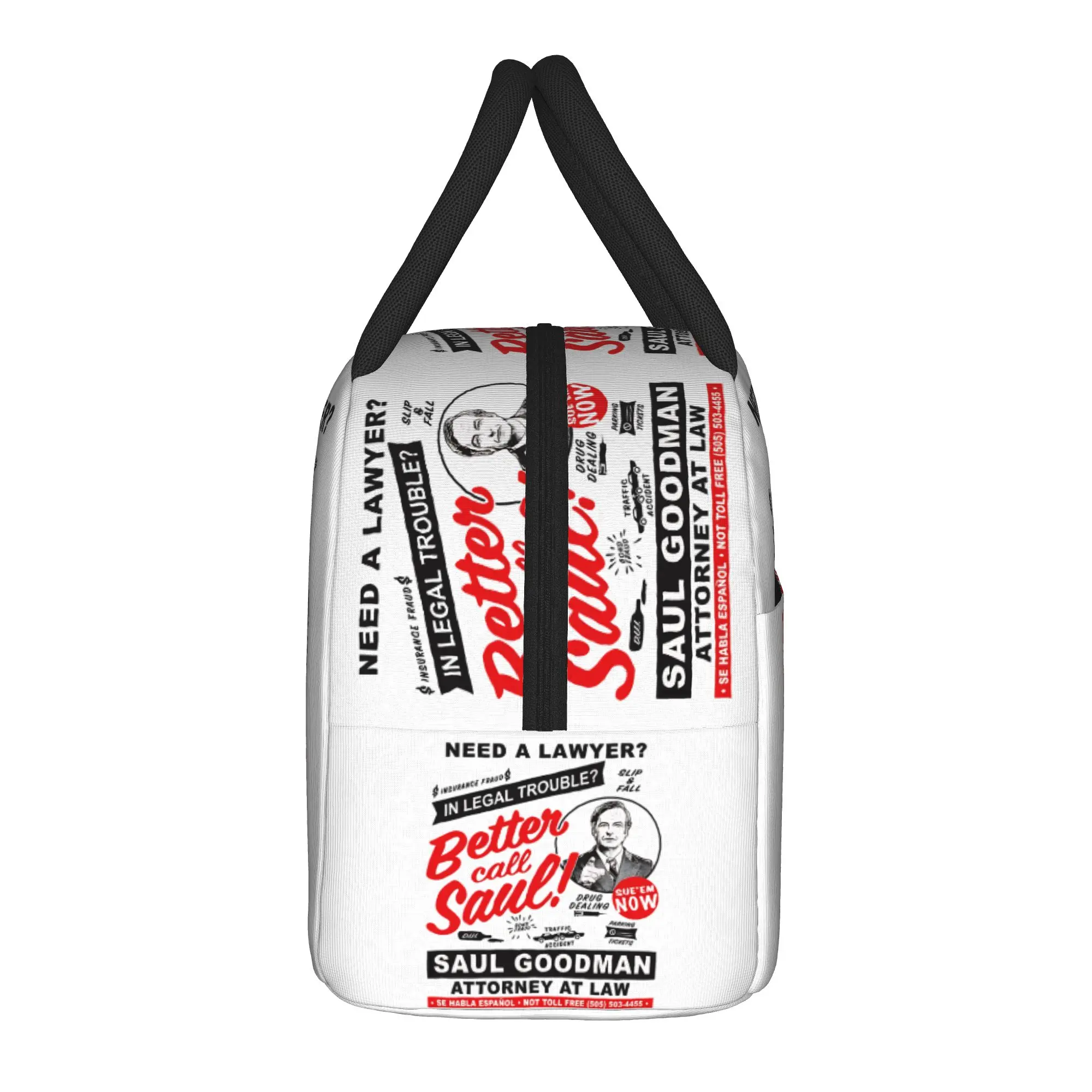 Breaking Bad Need A Lawyer Then Call Saul Lunch Bag School Lunch Box For Unisex Casual Tote Food Bags Oxford Cooler Bag