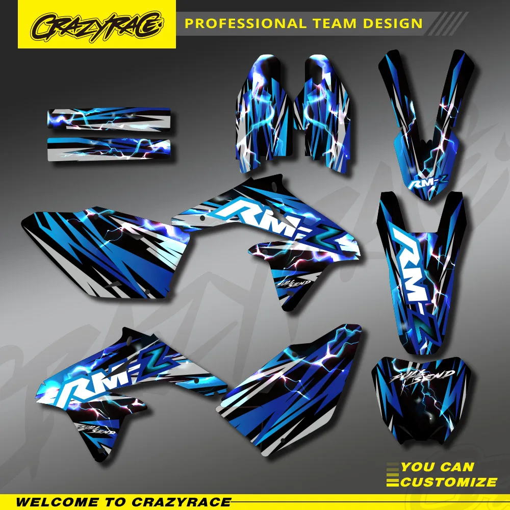 CRAZYRACE наклейка на обтекатель мотоцикла с графикой