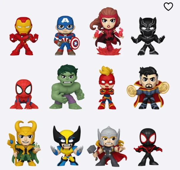 Genuine Edition FUNKO POP Marvel New Classics Series - 12-Piece Quick Display Set Anime Action Model Toys Collectible Model - Image 3
