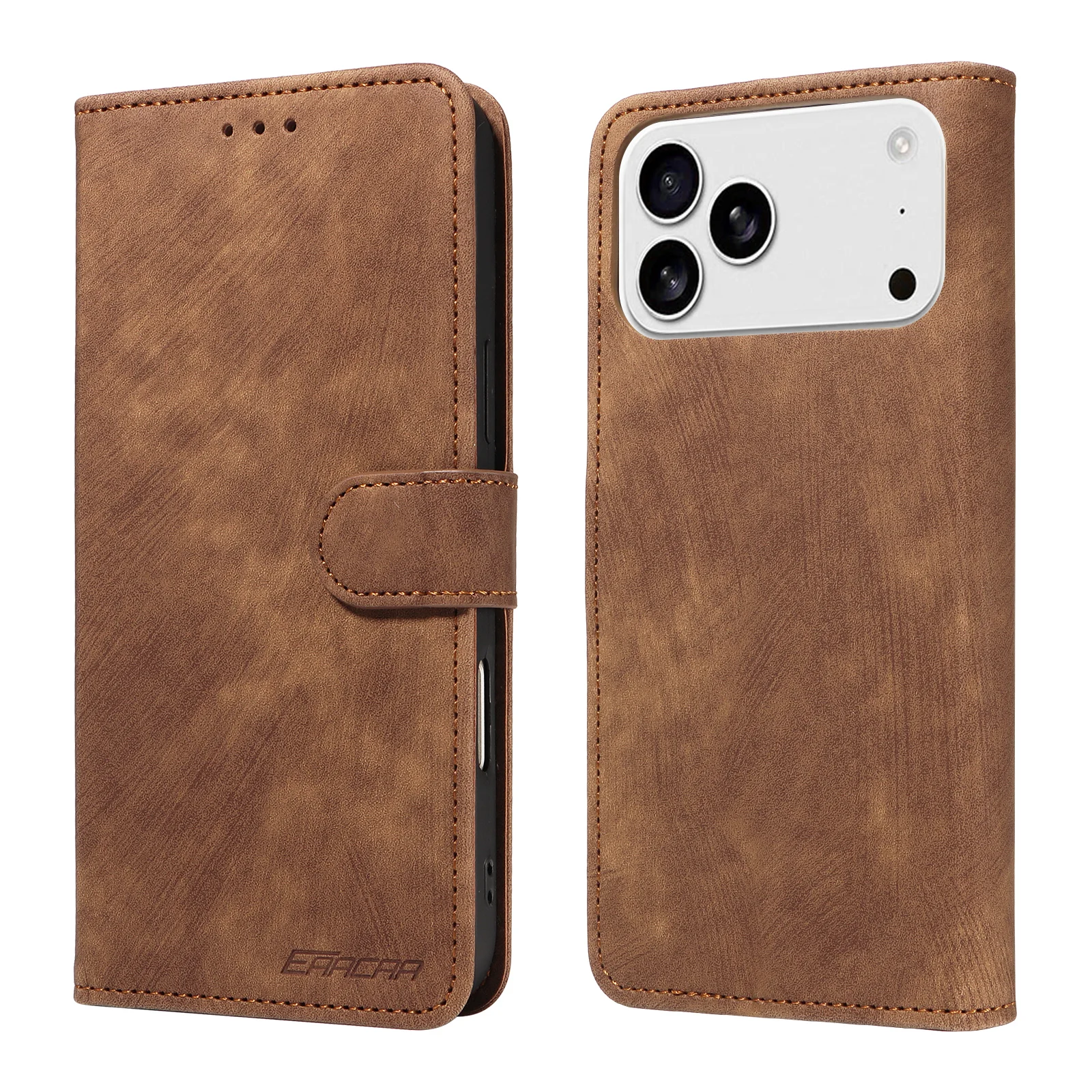 TPU Leather Phone Case for Samsung Galaxy S25 Ultra S24 S23 S22 S21 Shockproof with Card Slot, Stand and Wallet Function Cover