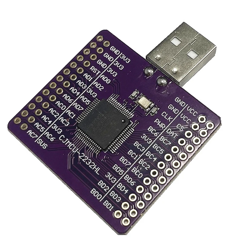 FT2232HL USB to UART FIFO SPI I2C JTAG RS232 Module MCU-2232
