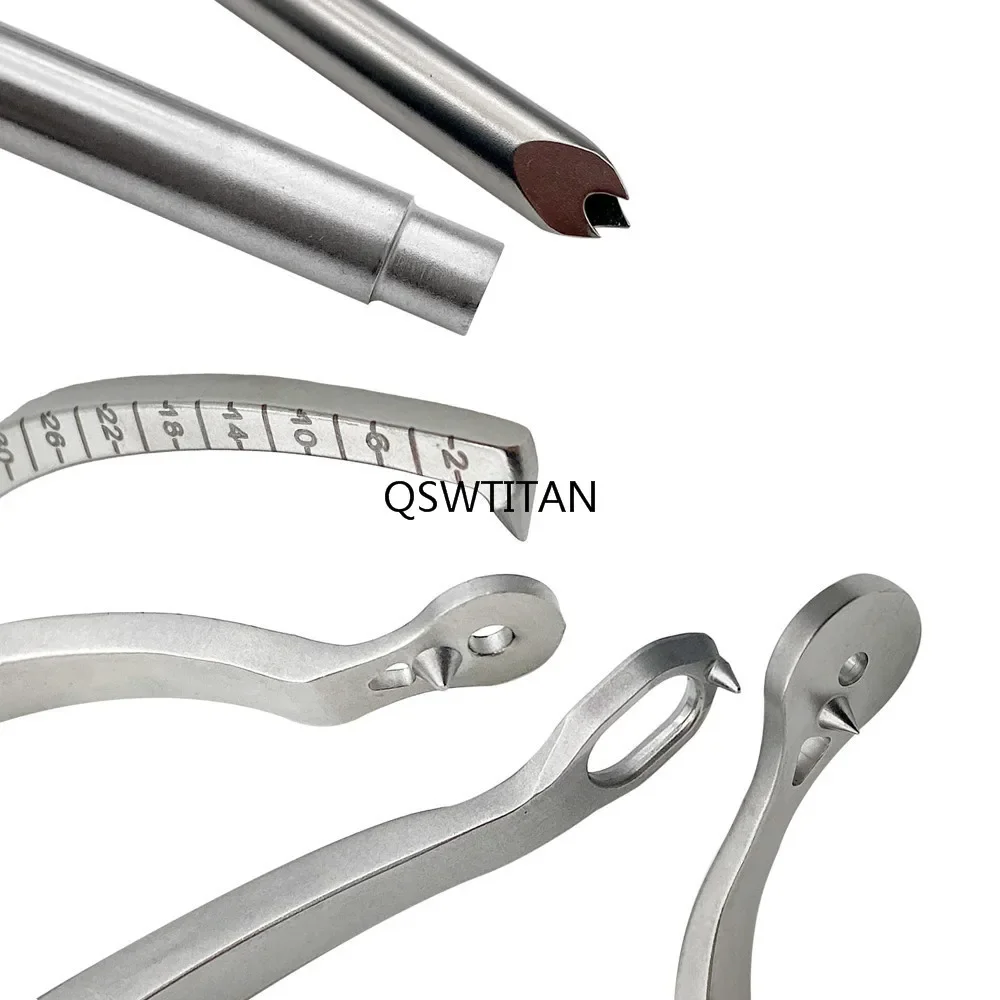 Tibia Aimer Guider قابل للتعديل C-نوع دليل الحفر البصر الركبة الرباط الكتف الفخذ العظام أداة الأوتوكلاف