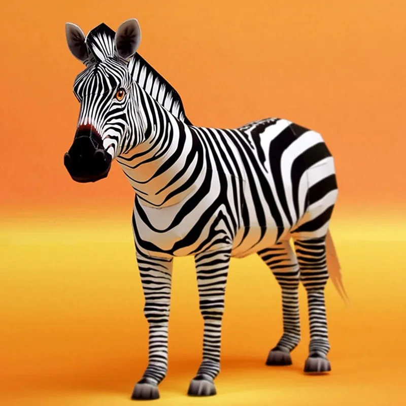 

Зебра Лошадь Оригами Арт Складной Мини Симпатичный 3D Бумажная Модель Papercraft Фигурка Животного DIY Подростки Взрослые Ремесленные Игрушки Ручной Работы QD-071