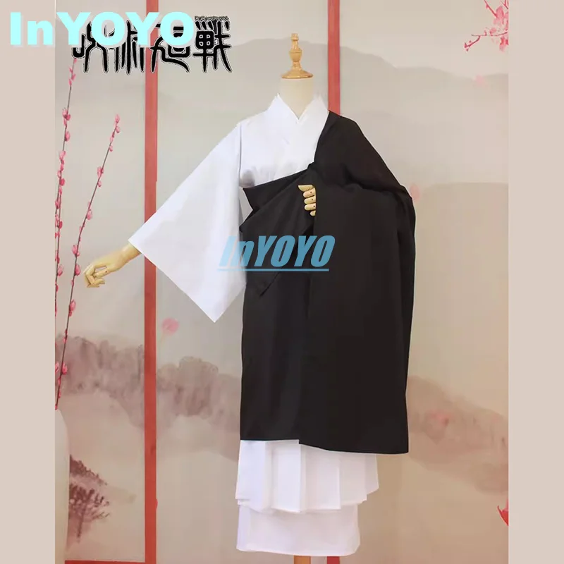 Костюм для косплея иньйо-Морец урморец, черно-белое пальто, кимоно, униформа для Хэллоуина, вечерний наряд на заказ Костюм для косплея иньйо-Морец урморец, черно-белое пальто, кимоно, униформа для Хэллоуина, вечерний наряд на заказ
