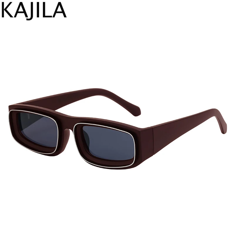 Fashion Small Rectangle Sunglasses Men 2026 Luxury Brand Vintage Low Square Punk Sun Glasses For Male Retro Eyewear Shades UV400
