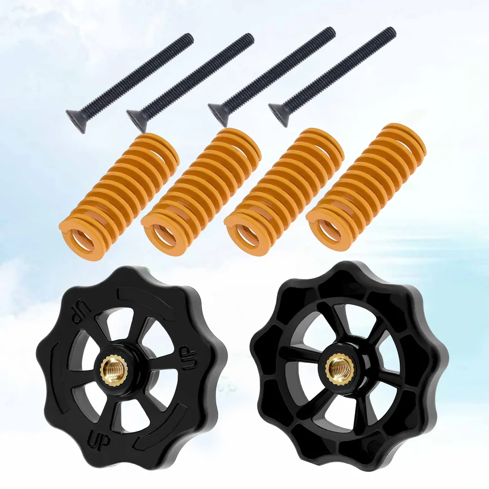 

Детали 3D-принтера Комплект для выравнивания пружины с подогревом Пластиковая гайка Винт Обновление Стабильный комплект для выравнивания кровати, совместимый с Cr-10