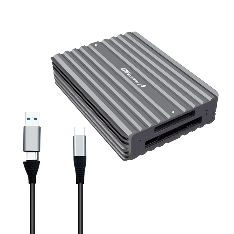 

Новейший двусторонний кард-ридер 2 в 1 Cfexpress A&B, адаптер для карт Cfexpress USB3.2, 10 Гбит/с, подходит для компьютеров и ноутбуков