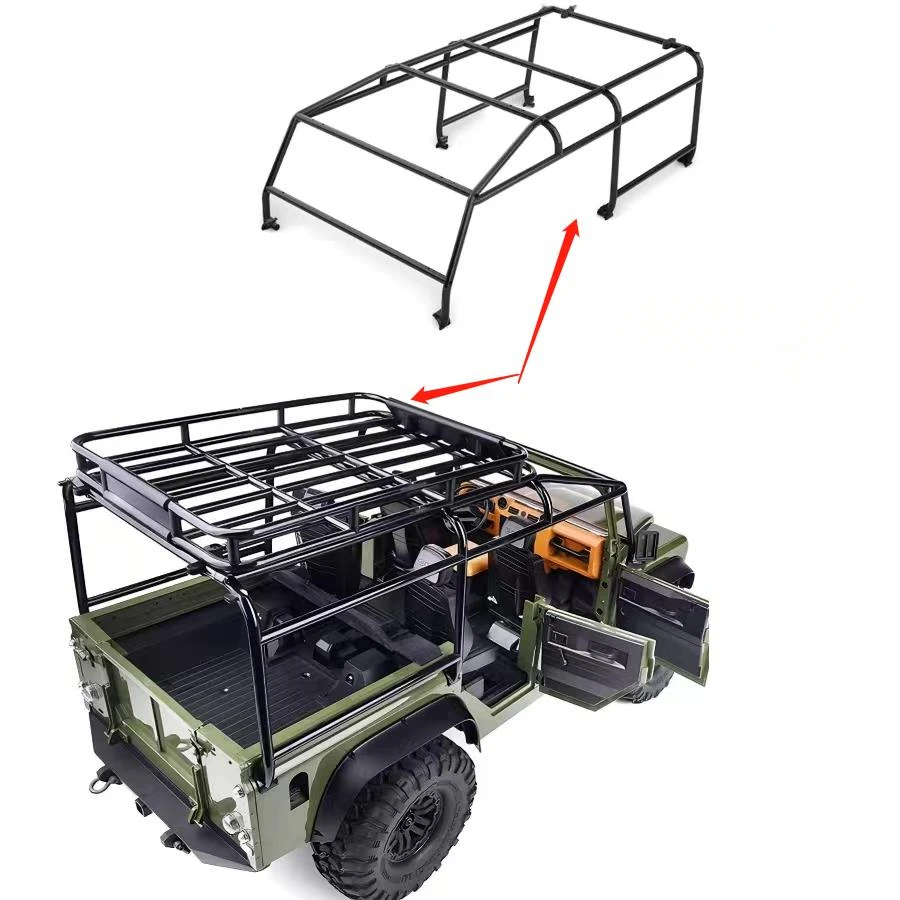 Roll cage NAS luggage rack Wilderness Defender car shell RD110 for 1/10 RC Crawler Car Scx10 Traxxas Trx4 Upgrade Accessories