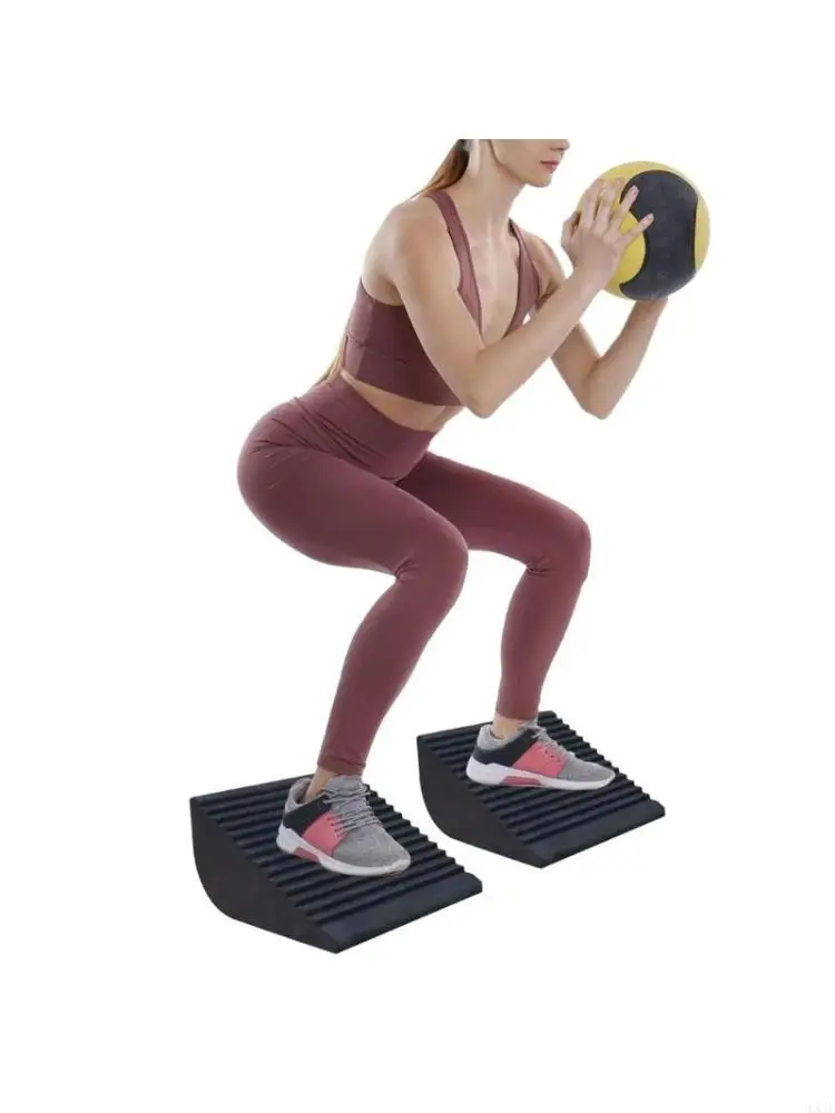 Foot Stretch Wedges Block Weightlifting Squats Platform Nonslip Squats Wedges Block Strength Training Leg Machine 