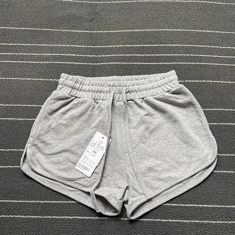 Amerykańskie sportowe spodenki damskie na lato, do biegania na świeżym powietrzu, na plażę, krótkie spodenki, do fitnessu, jogi, luźne, z szerokimi nogawkami, domowe, codzienne spodnie.