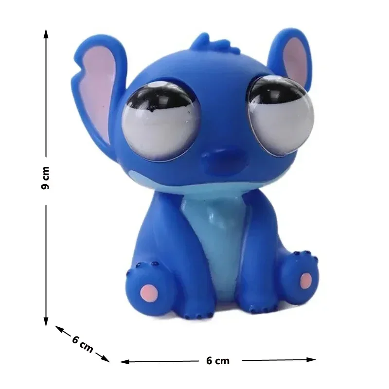 New Disney Stitch Decompression Toy Kawaii Cartoon Figure Model Work Stress Relief Soft Doll Kids Funny Toys Friend Healing Gift