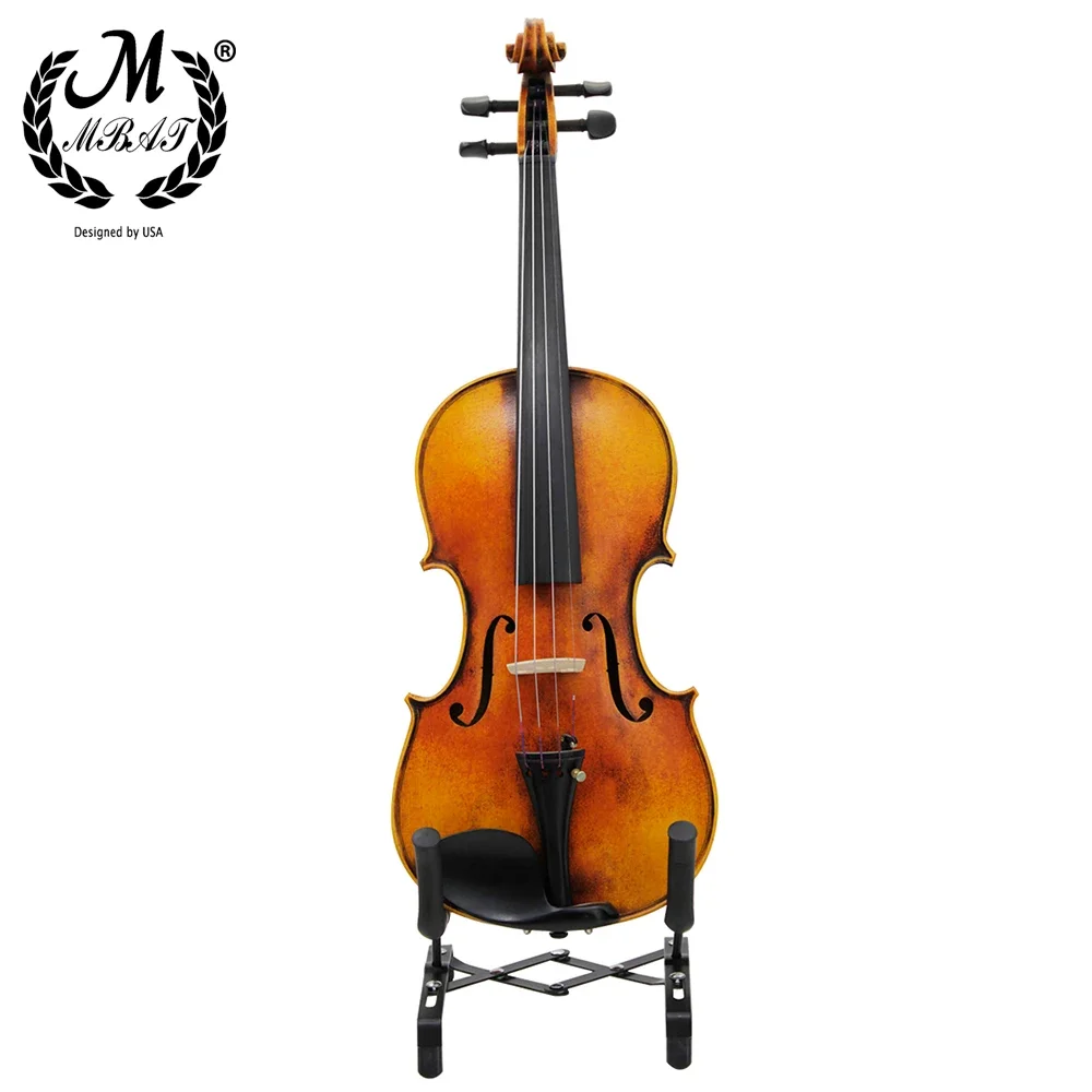 M MBAT Ukulele Stand Violin Bracket Black Stretching Metal Support Holder Violin Holder Stringed Musical Instrument Accessories