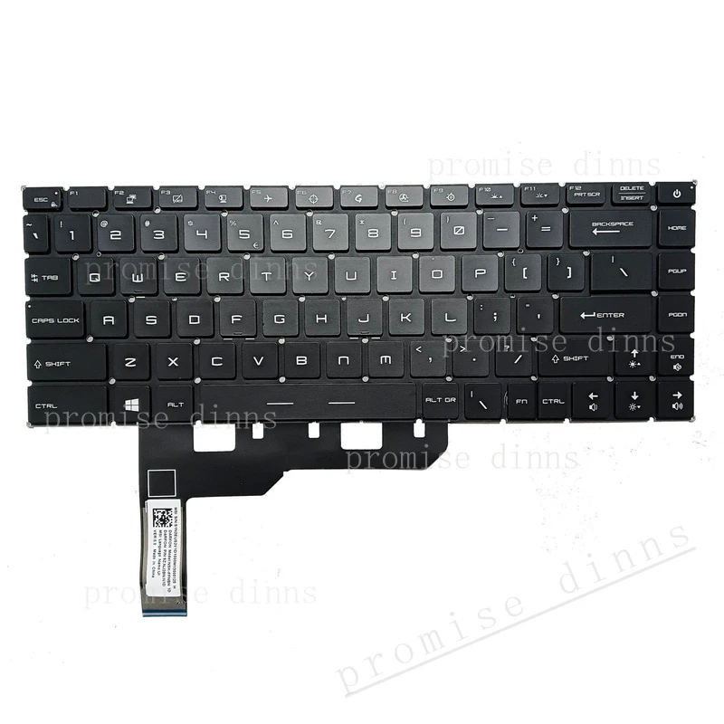M  RGB Backlit Keyboard for MSI GP66 Leopard 10UH 11UH 11UG 11UE 10SE MS-16V1 V2 V3