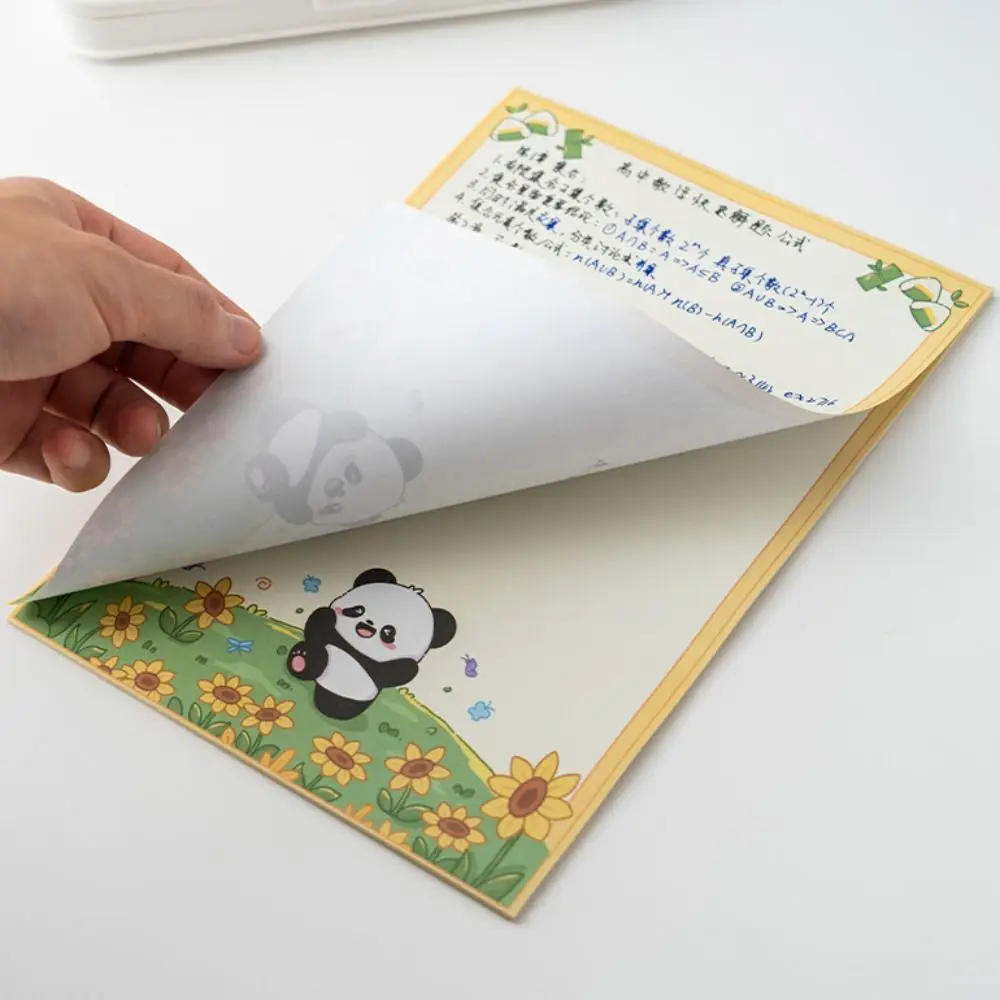 Cute B5 Cartoon Memo Pad Rabbit Thicken Planner Stickers Morandi Stationery Writing Notepad Office Supplies