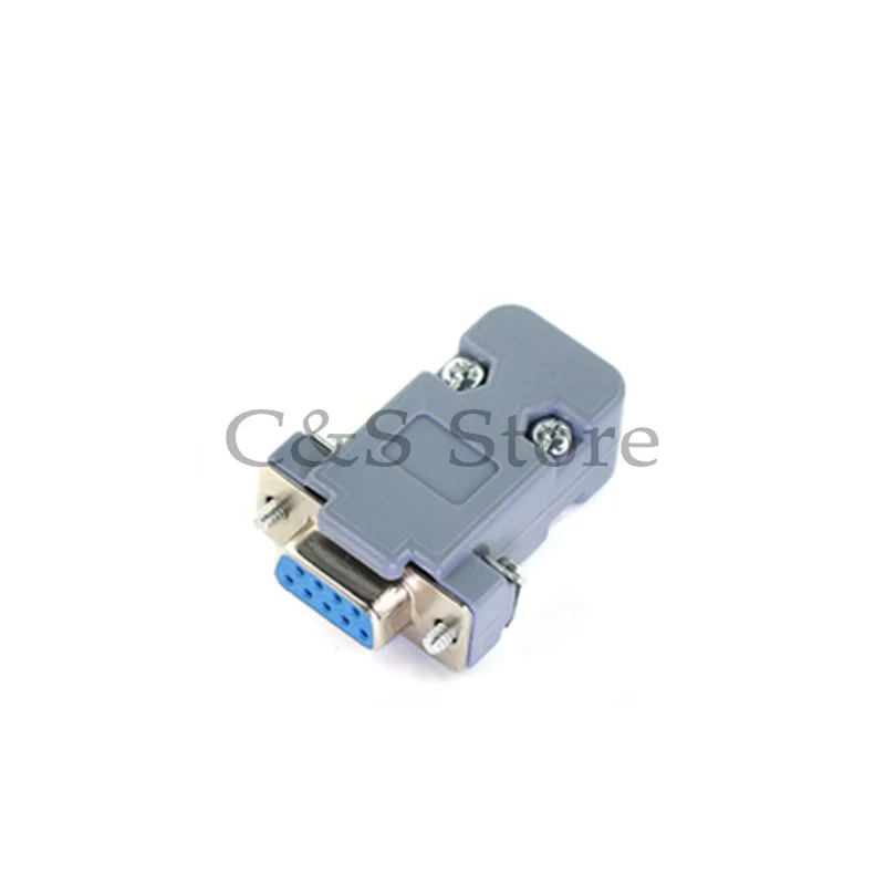 5set DB9 Adapter Connector Core DB9 RS232 Serial COM Plug Connectors Hole/Pin Female Male Port Socket D Sub DP9 Case