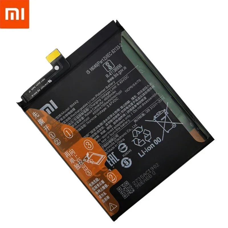 100% Original Replacement Battery BM4Q For Xiaomi Redmi K30 Pro K30Pro Poco F2 Pro Genuine Phone Batteries Bateria 4700mAh+Tools