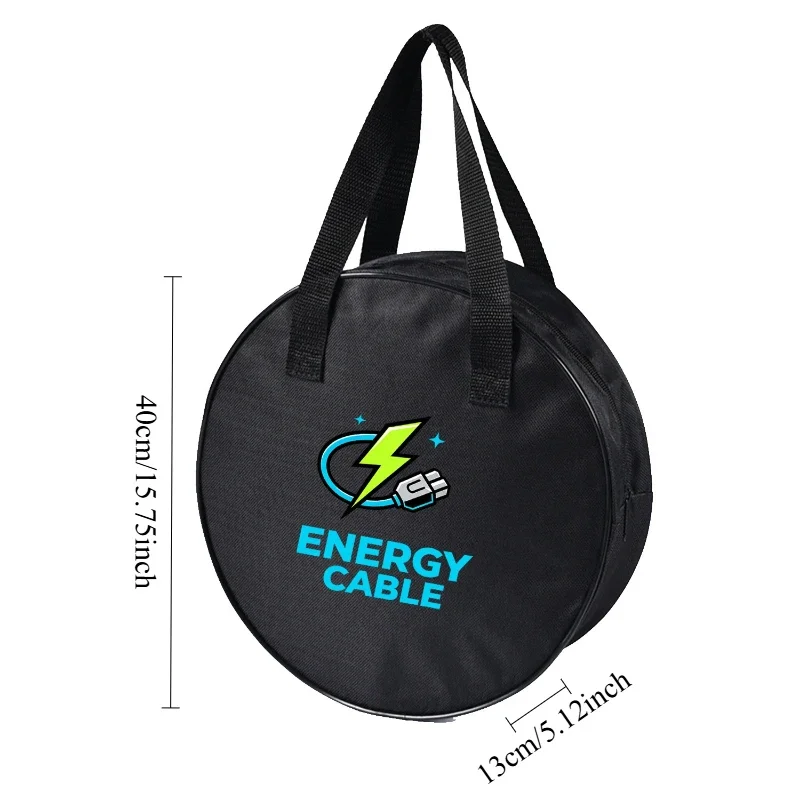 Portable EV Charging Cable Storage Tote Bag Heavy‑Duty Organizer for Charging Gun EV Accessories Tools