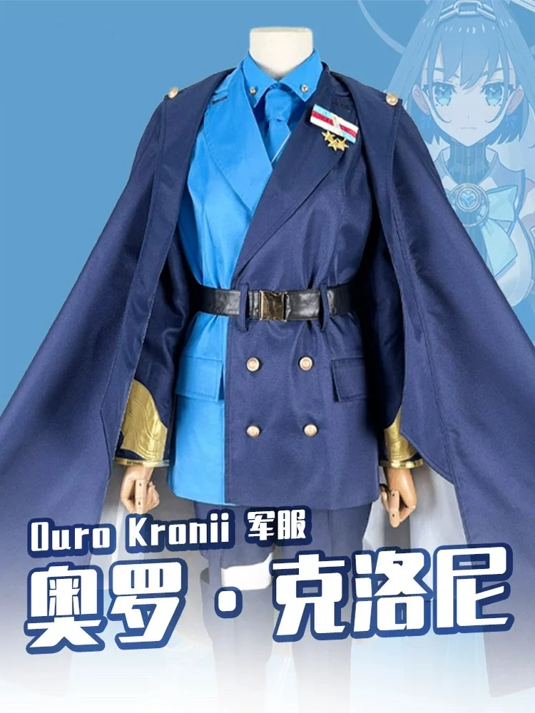 

COSMART VTuber Ouro Kronii Cosplay Costume Cos Game Anime Party Uniform Hallowen Play Role Clothes Clothing