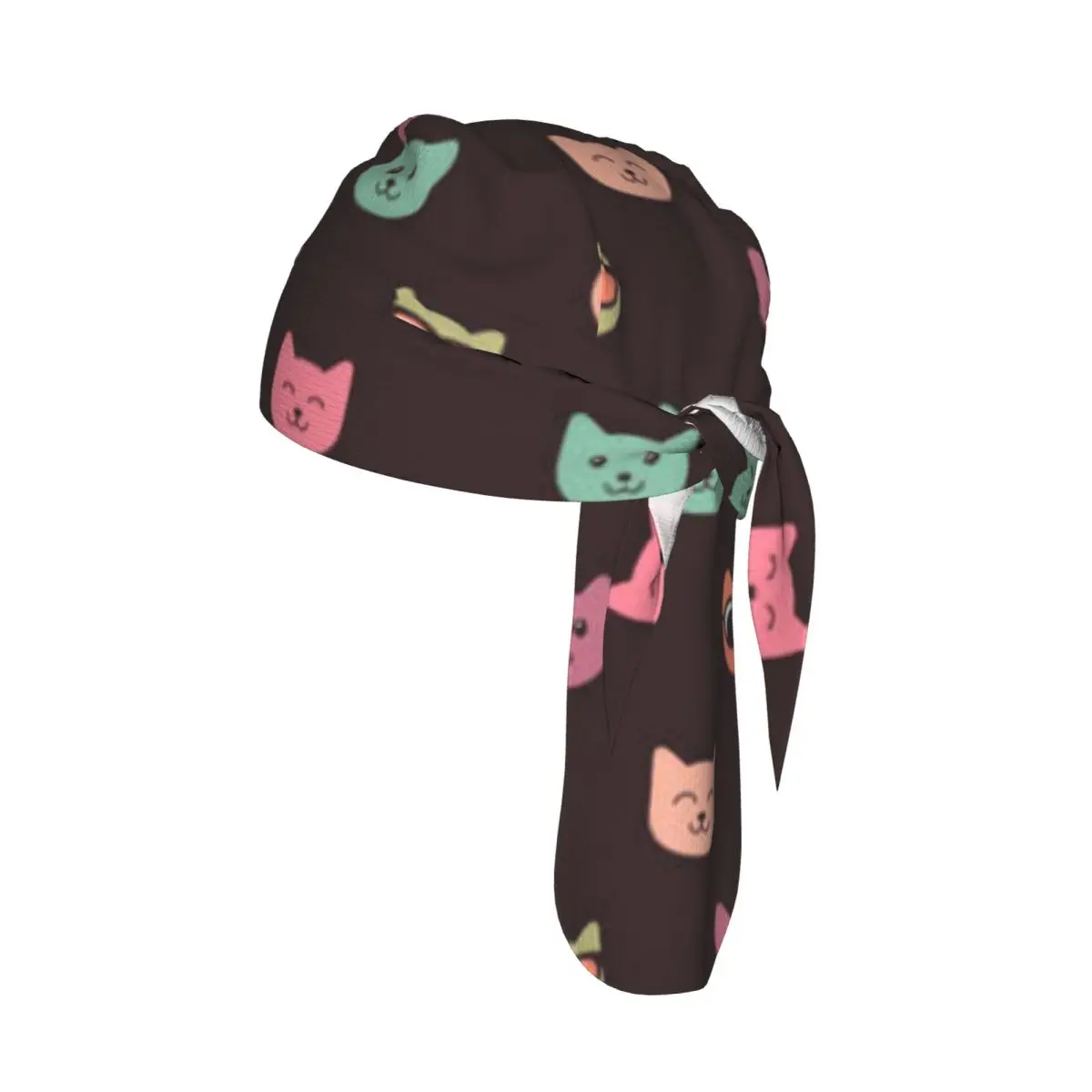 

Cycling Breathable Cycling Headwear Cat Faces Colorful Quick-Dry Bicycle Scarf Cap