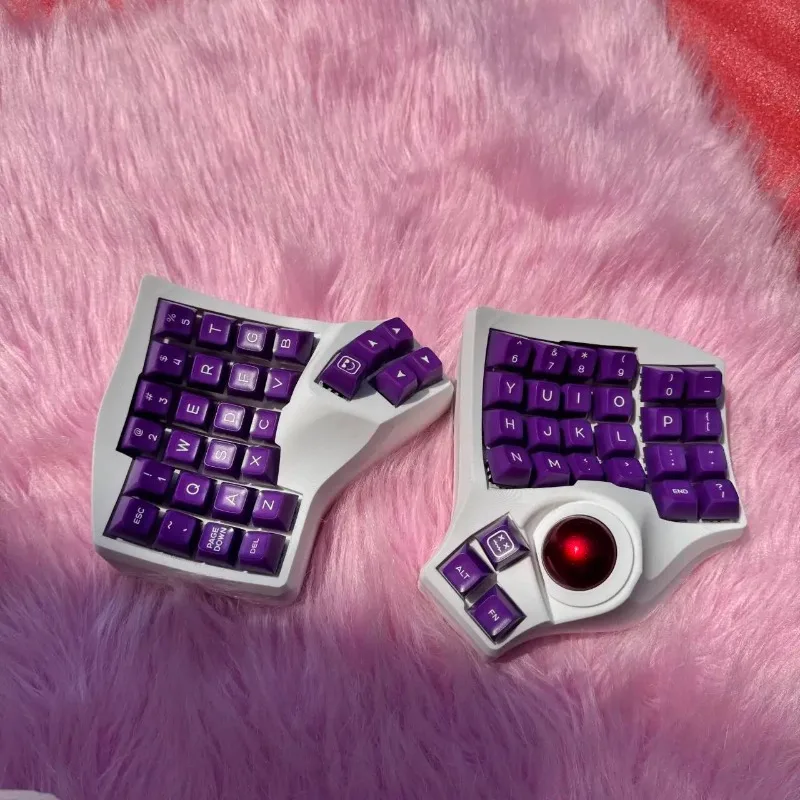 

HotSales Charybdis MK2 NEW Split Keyboard/kit Custom Wireless Bluetooth Hot Swap Grey Wood V4 PAW3360 FDM Printing ZMK Keyboard