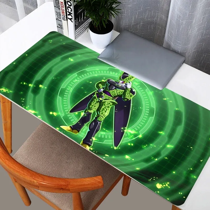 DBZ Dragon Ball Cell Mouse Pad Large PC Computer Gamer Kawaii Gaming Accessories Mousepad Keyboard Desk Mat Carpet Table
