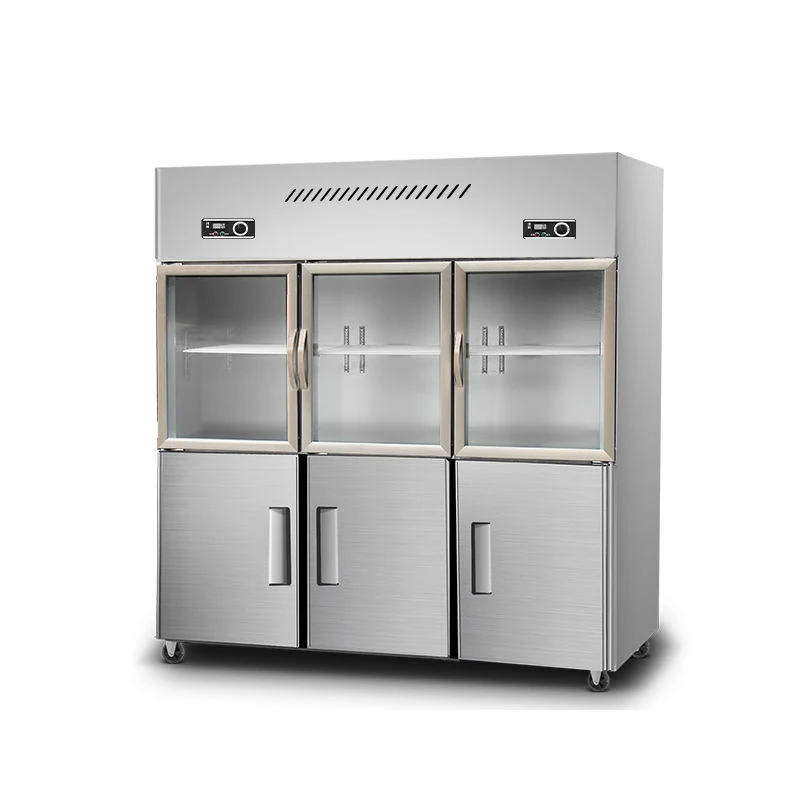 For Food-grade 304 Stainless Steel Hot-selling New-style Commercial Upright Refrigerator Efficient Durable m