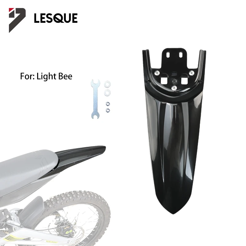 LESQUE حفرة الترابية دراجة الحاجز الخلفي حامي الطين أجزاء ل ضوء النحل LightBee Eride Pro SS 3.0 تعديل الدراجات الكهربائية