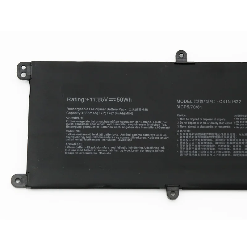 NEW C31N1622 Notebook Battery For ASUS ZenBooK UX530UQ UX530UX UX430UN UX430UA UX430UA-2C UX430UA-2B Series Laptop 50WH 4335MAH