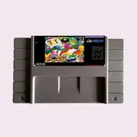 Tarjeta de juego Super Bomber Man 5 NTSC de alta calidad, 16 bits, gris, para jugador de juegos, versión de EE. UU.