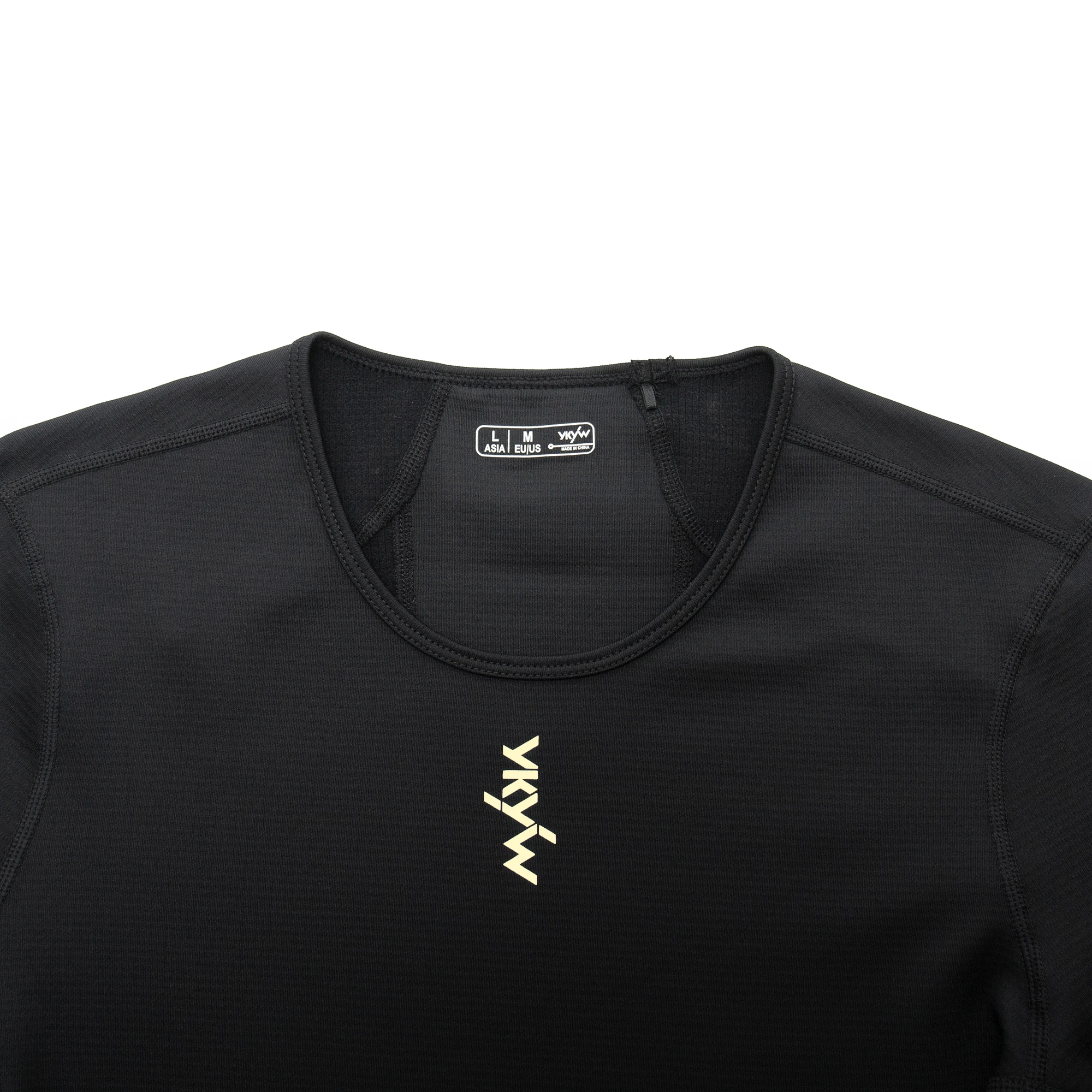 YKYWBIKE Herren Fahrrad-Unterhemd Winter Fahrrad-Untertrikot Herbst Warmes Langarm-Radtrikot MTB Thermo-Reitoberteil – Detail 5