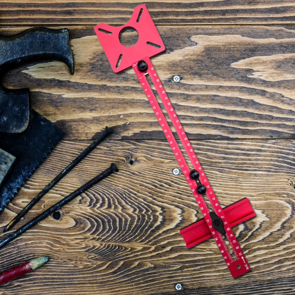 Staffa per scanalatura per fresatura del router Piastra di inserimento per tavolo del router universale per la lavorazione del legno in lega di alluminio per la lavorazione del legno