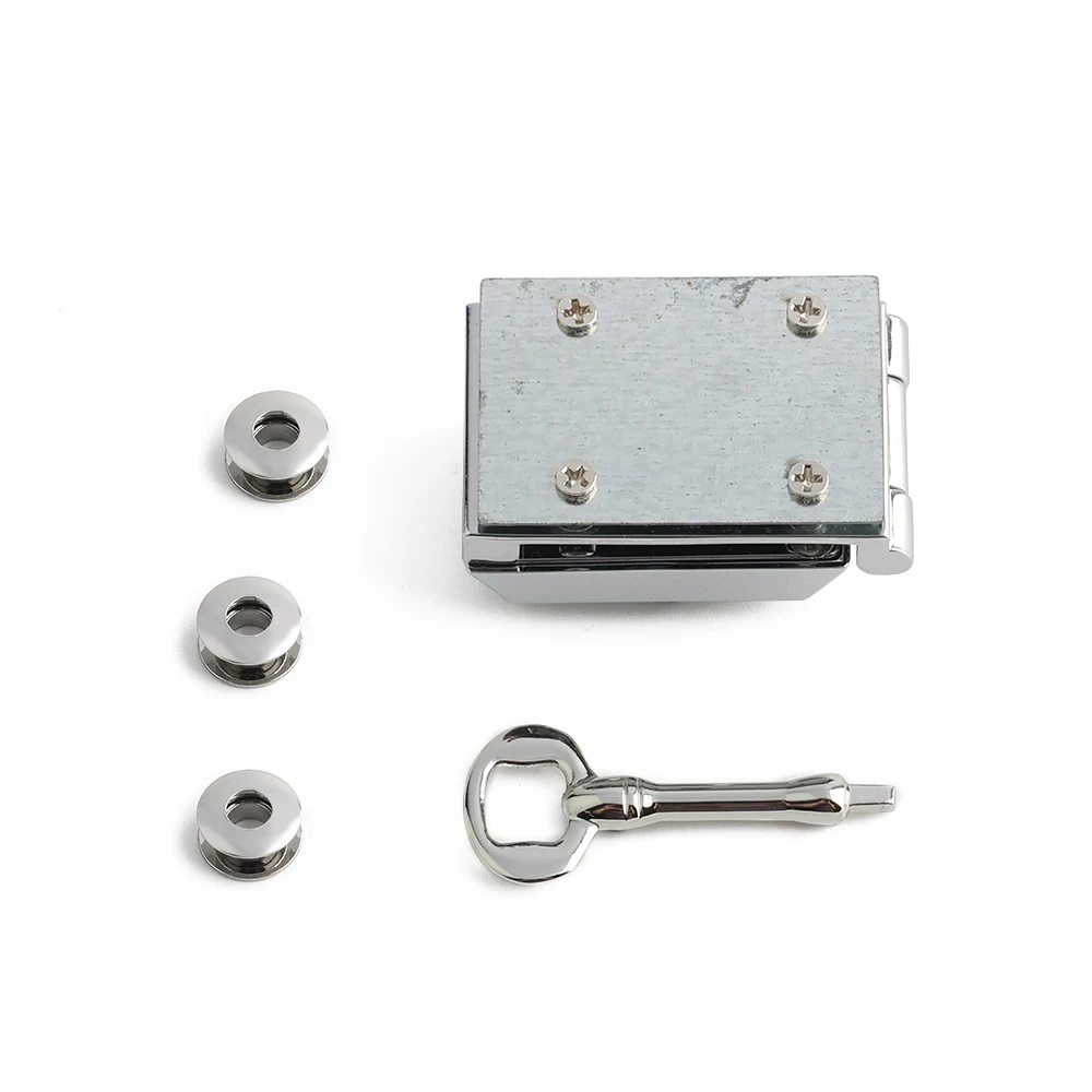 2/6/15 Sets Rechteckiger Metall-Drehverschluss mit Schlüssel für Handtaschen-Dekoration, Verschlussklammer, DIY-Taschen, Ersatz-Drehverschluss-Zubehör – Detail 6
