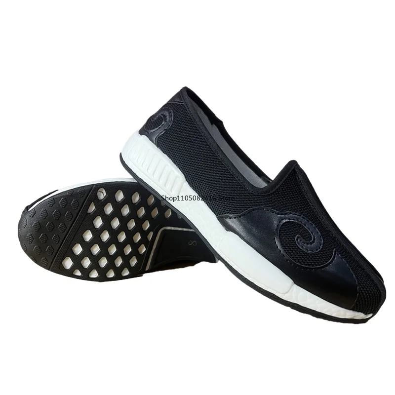 أحذية الكونغ فو تاي تشي وينج تشون الصينية التقليدية فنون الدفاع عن النفس أحذية رياضية Wudang Taoist دليل نسيج القطن تنفس