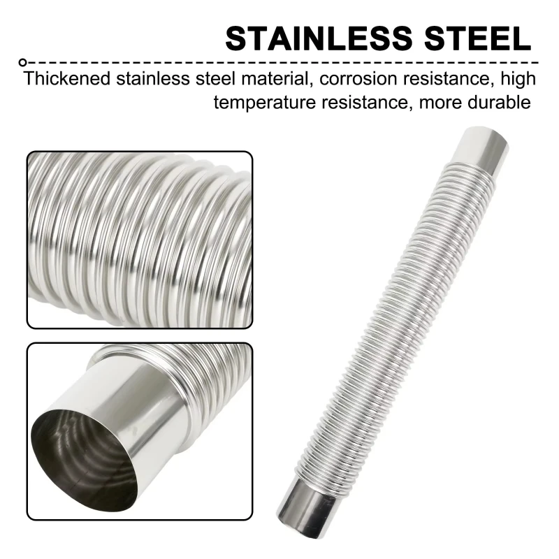 

Регулируемые вентиляционные каналы, устойчивые к высоким температурам, трубы печи сгорания, выхлопные трубы, для кемпинга на открытом воздухе, двора