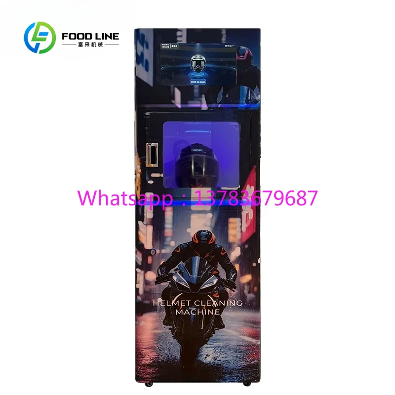 

Customized Factory Price Helmet Vending Cleaning Machine Automatic Motorcycle Helmet Cleaning Vendo Machine