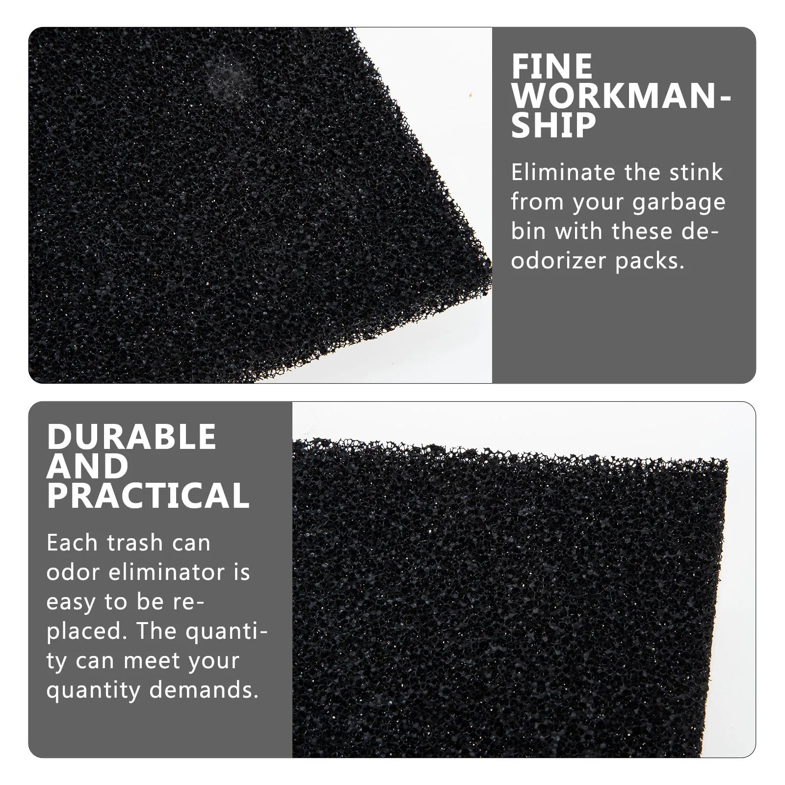 

10 шт. дезодорирующие подушечки, мусорный бак для удаления запаха, фильтры с активированным углем, мусорное ведро, освежитель, поглотитель запаха