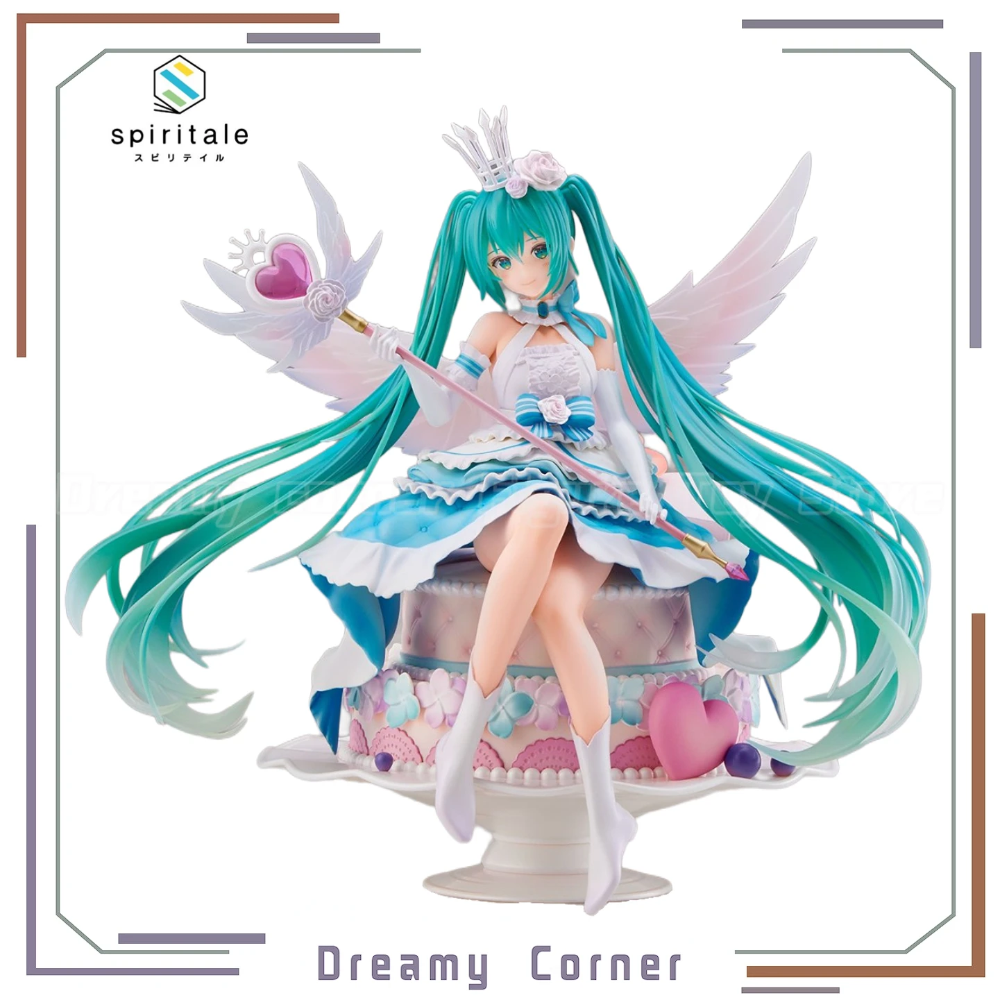 

【In Stock】WING Spirituale VOCALOID Hatsune Miku Birthday 2020 Sweet Angel Ver. 1/7 Scale Anime Figure Model