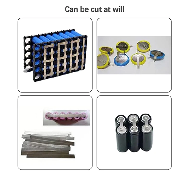 10 meter 0.3mm Li-ion Battery Nickel Sheet Plated Strip Connector Spot Weld Machine Battery Welder Tape width  3mm/4mm/5mm