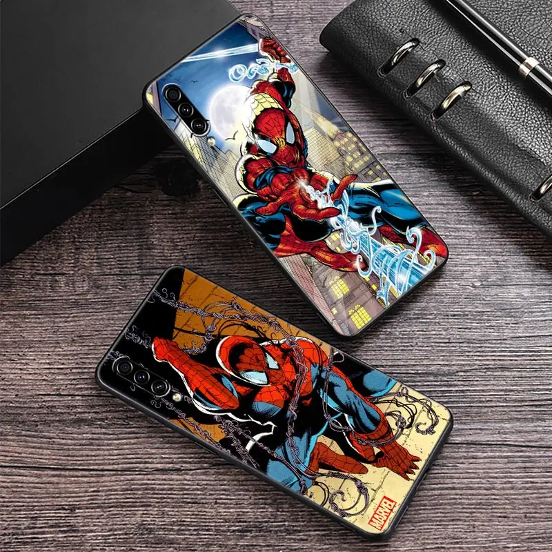 

Marvel Comics Spiderman Venom Phone Case For Samsung Galaxy A30 A30S A50 S A20E A20 A40 A70 A10E Note 8 9 10 20 Ultra Back Cover