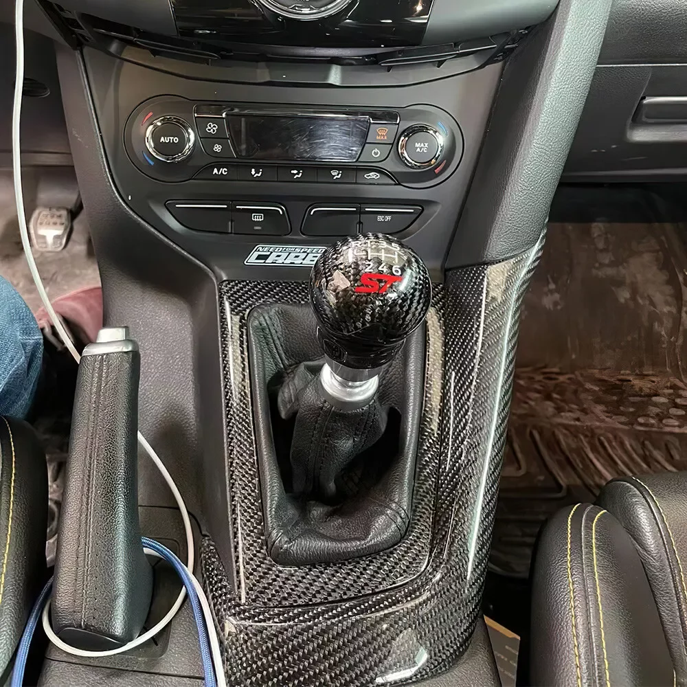 

Car Carbon Shift Gear Knob For Focus Mk2 Mk3 Mk4 Fiesta Mk7 Mk8 Ecoboost Rs 2.0t Uk Car Manual Transmission 6 Speed Gear Knob