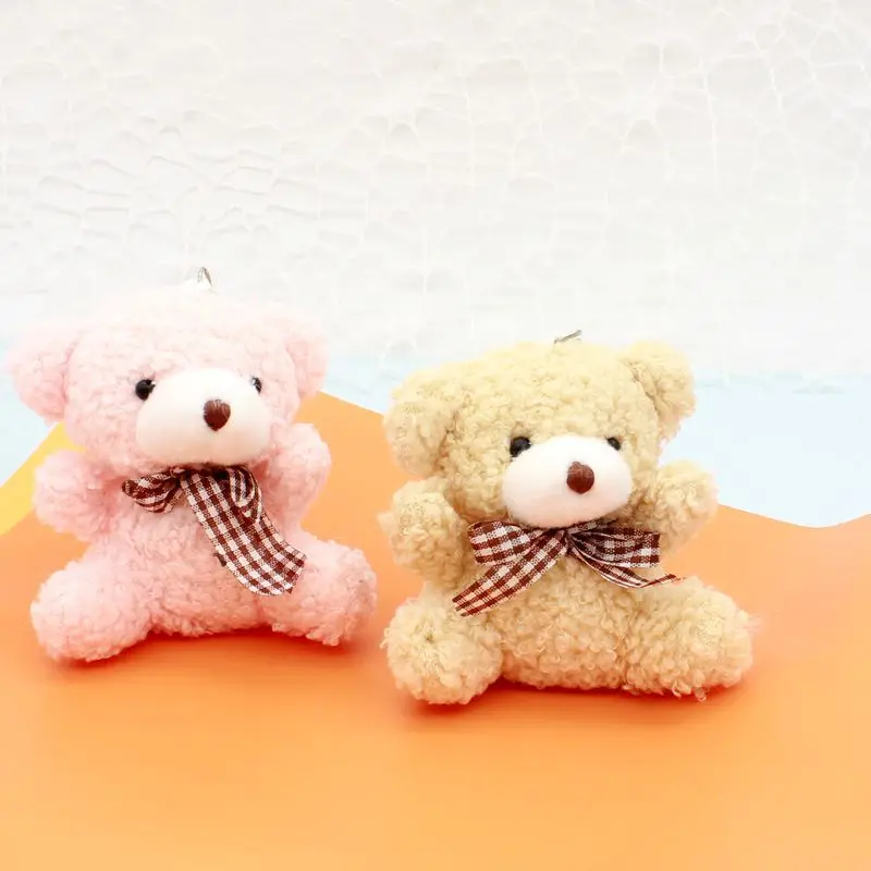 

1PCS Teddy Bear Plush Toy Small Plush Doll Animal Soft Fluffy Baby Pendant Gifts for Kids Picnic/Wedding Gifts/Baby Shower